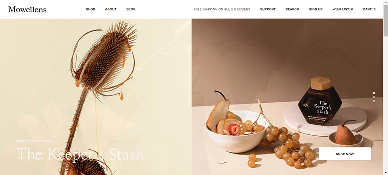 Graphic Design Trends - Mowellens Website Screenshot