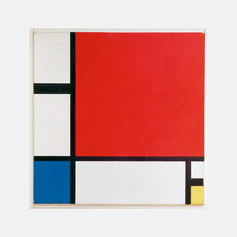 Piet Mondrian’s Red Blue and Yellow Composition