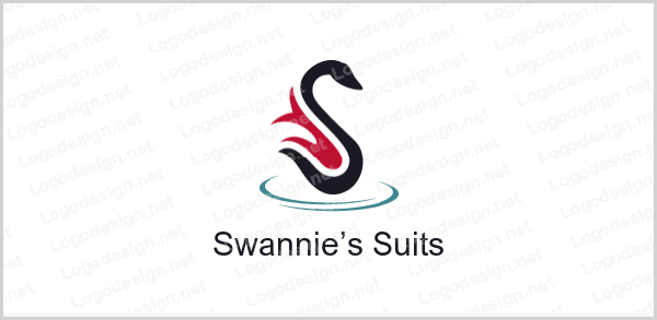 swan silhouette logo