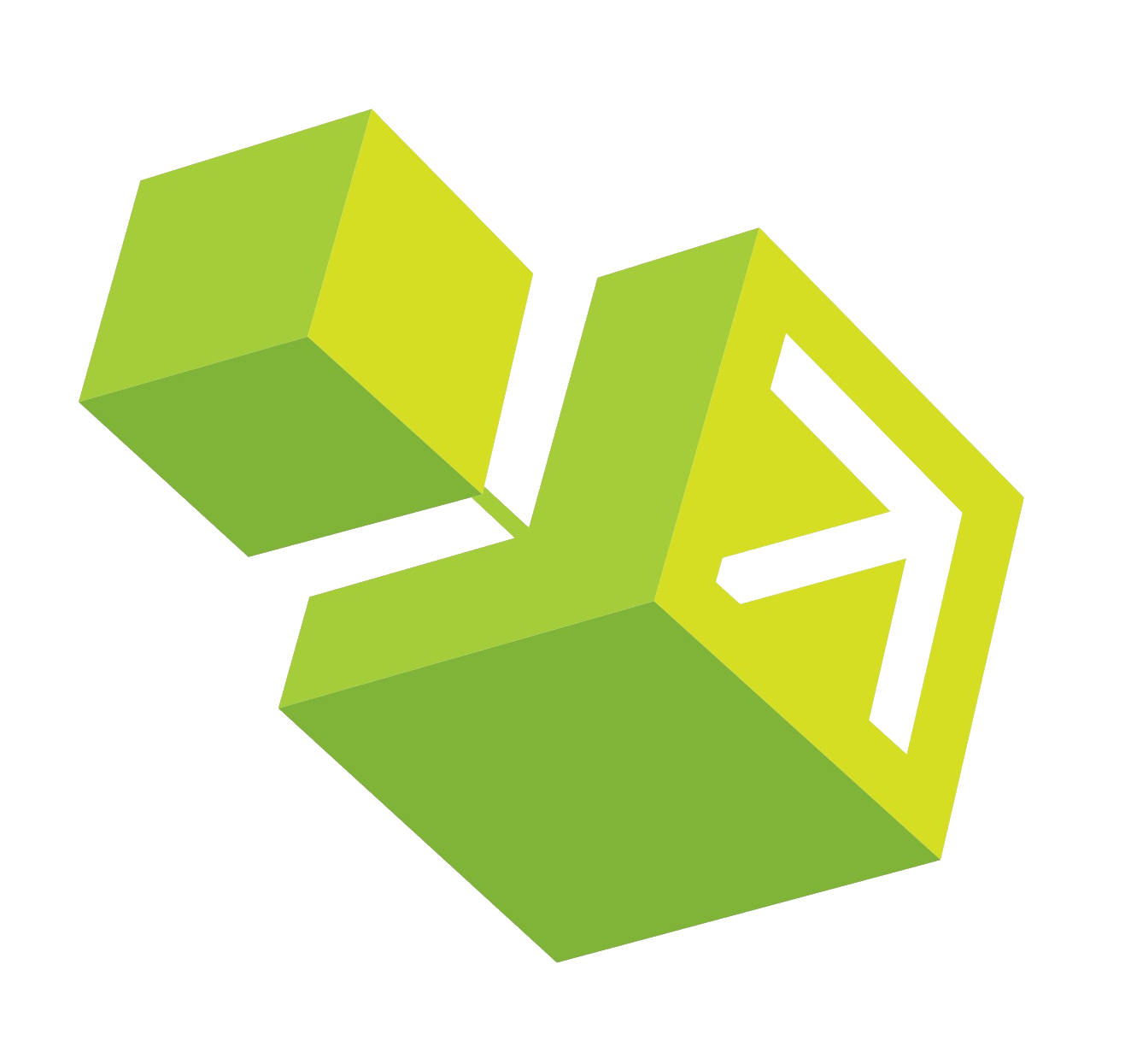 Shape Builder Tool - Negative Space Logo