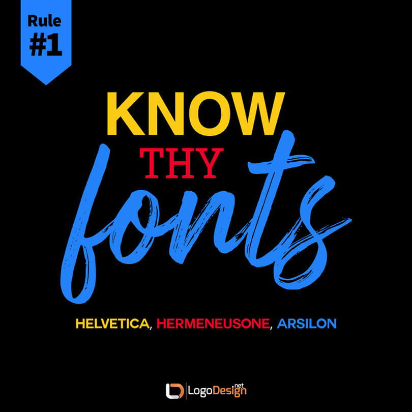 Typography Fonts - Rule 1