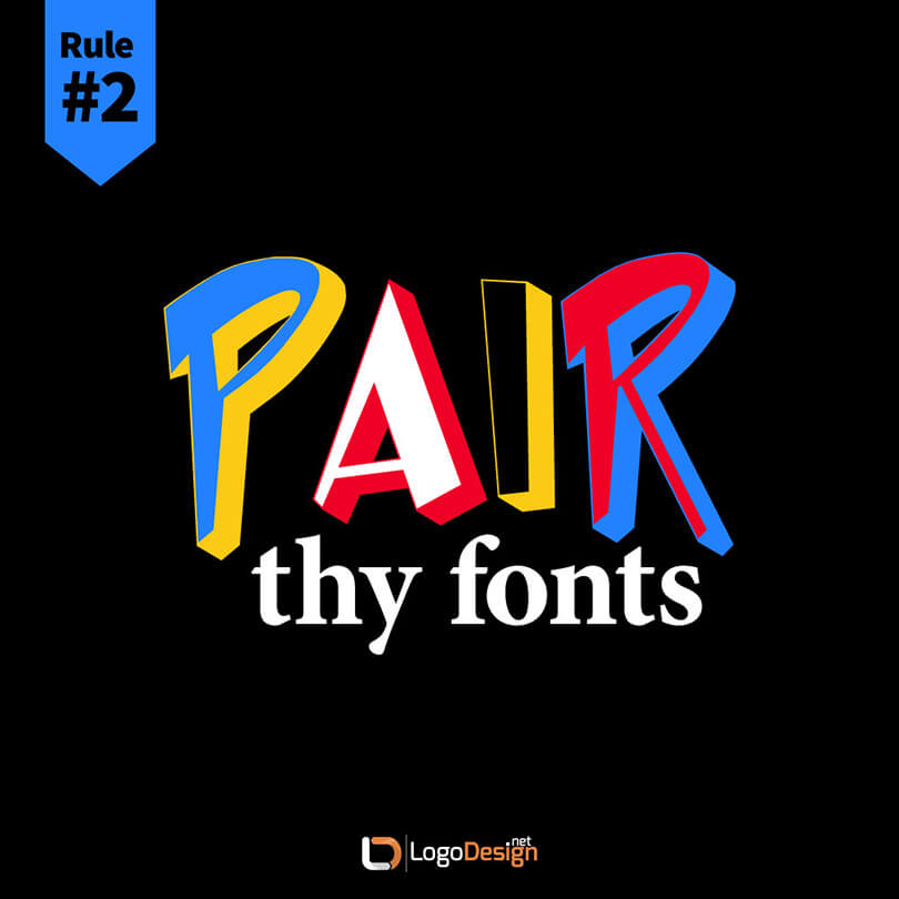 Typography Fonts - Rule 2