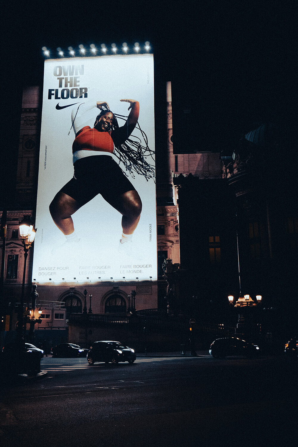 Nike ad highlighting empowerment and athleticism.
