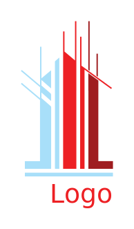 abstract architectural building 