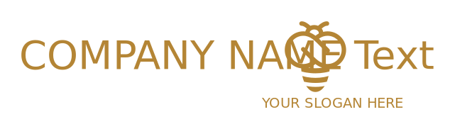 animal logo abstract bee in cloud shape