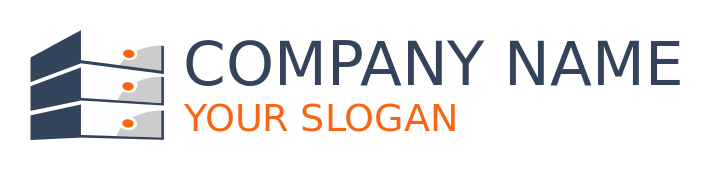 construction logo abstract cabinet drawers