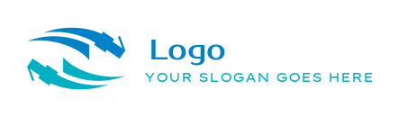 create an IT logo with abstract internet cables