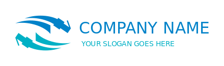 create an IT logo with abstract internet cables