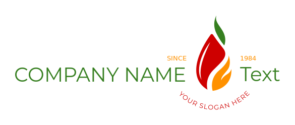 Indian restaurant logo chili masala spice