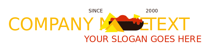 restaurant logo icon abstract chips and dip