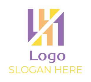collection agency logo stripes in square