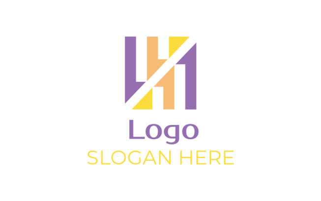 collection agency logo stripes in square | Logo Template by LogoDesign.Net