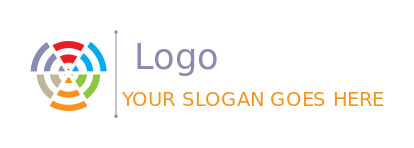 medical logo abstract design radiology waves