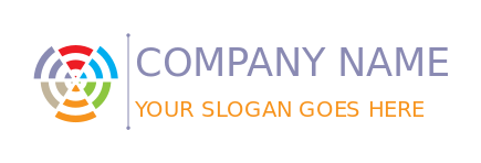 medical logo abstract design radiology waves