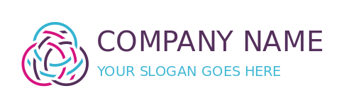 advertising logo abstract symbols in circles