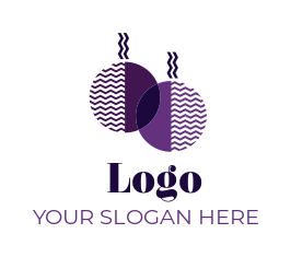 restaurant logo icon abstract grapes