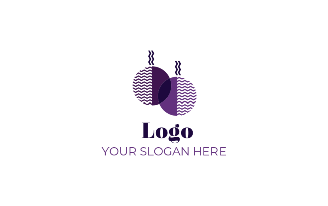 restaurant logo icon abstract grapes