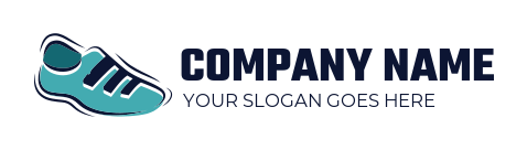apparel logo maker abstract jogger shoe