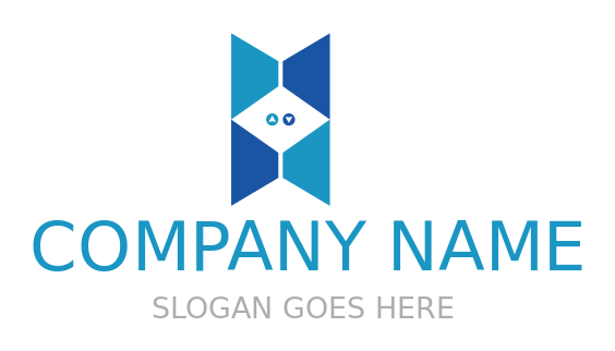 transpo logo icon abstract lift with arrows