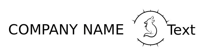 animal logo icon abstract minimal wolf