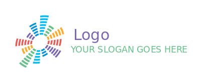 music logo template abstract music synthesizer bars