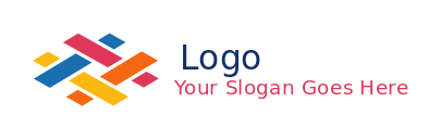 apparel logo abstract overlapping fabric textile
