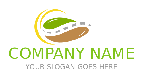 transpo logo abstract paved roads and swooshes