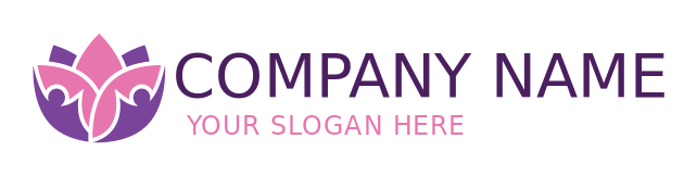 generate a spa logo abstract person inside lotus