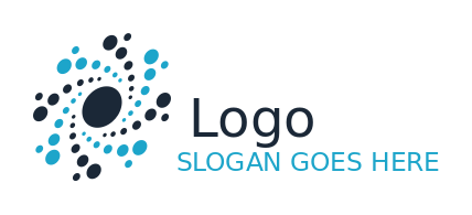 IT logo maker abstract radiology galaxy