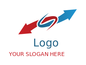 trade logo of swoosh arrows crossing each other