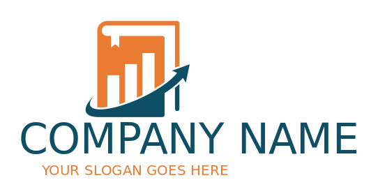 finance logo abstract tax statistic graph