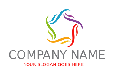 create a consulting logo icon abstract waves