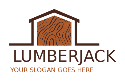 construction logo icon abstract wood house