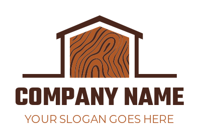 Timber Structure Logos Free Wood Timbre Logo Maker | LogoDesign.Net
