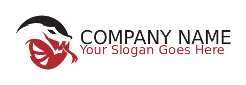 animal logo maker angry viper snake