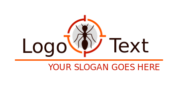 pest control logo icon ant in target png pdf file