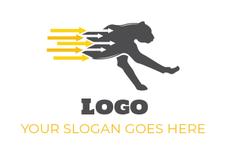 make an animal logo arrows in jaguar - logodesign.net