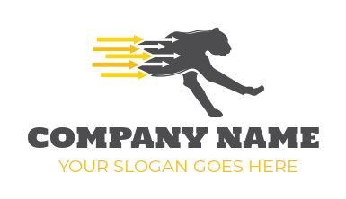 make an animal logo arrows in jaguar - logodesign.net