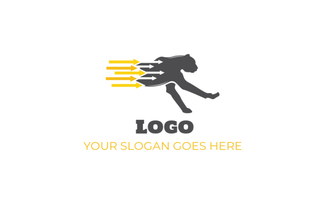 make an animal logo arrows in jaguar - logodesign.net