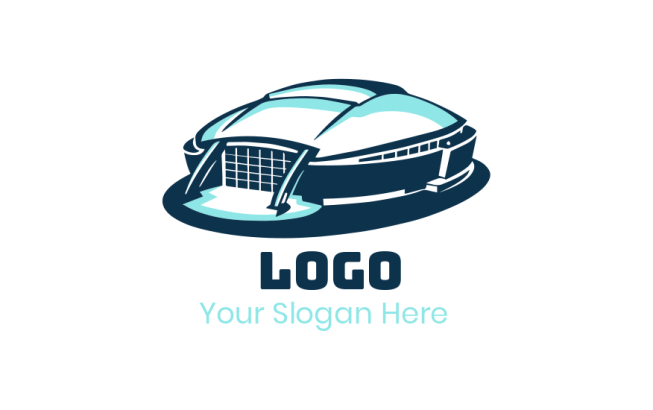 AT and T Stadium in Dallas | Logo Template by LogoDesign.Net