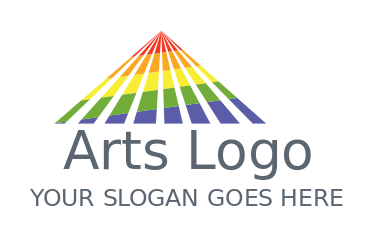 transportation logo aviation rainbow paper plane