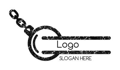 security logo bail bond with one handcuff