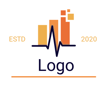 accounting logo bars pixelated on pulse