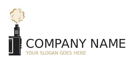 entertainment logo icon black electric vape