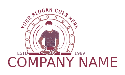 illustrative logo blacksmith with tongs and anvil