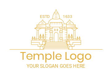 Create Your Free Temple Logo | LogoDesign.Net