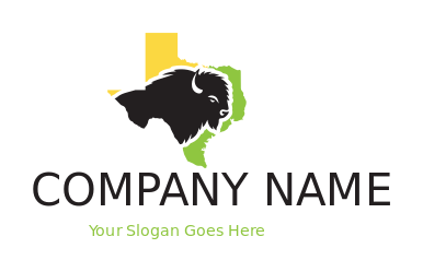 Buffalo Bayou Park in Texas state outline