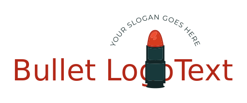 games logo online bullet in lipstick shape