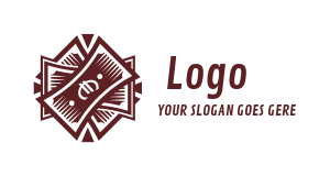 investment logo bundle of euro currency notes