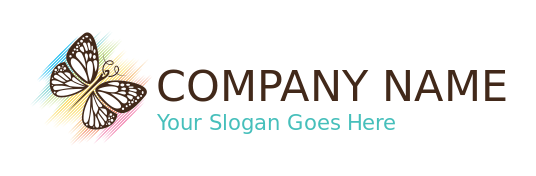  pet logo butterfly of needle front color lines